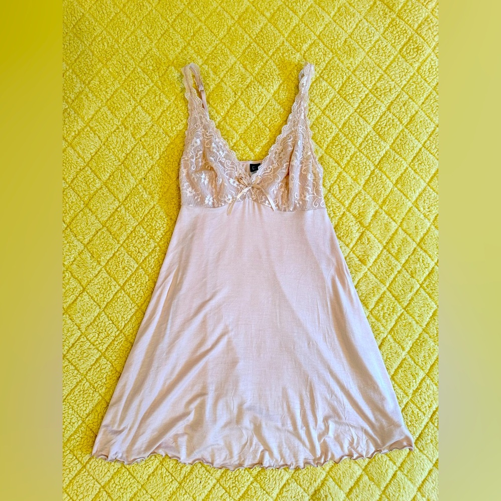 FELINA Modal Lace Chemise | Sugar Pink | Women’s Small